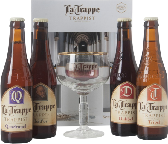 La Trappe Geschenkverpakking met glas La Trappe Geschenkverpakking met glas